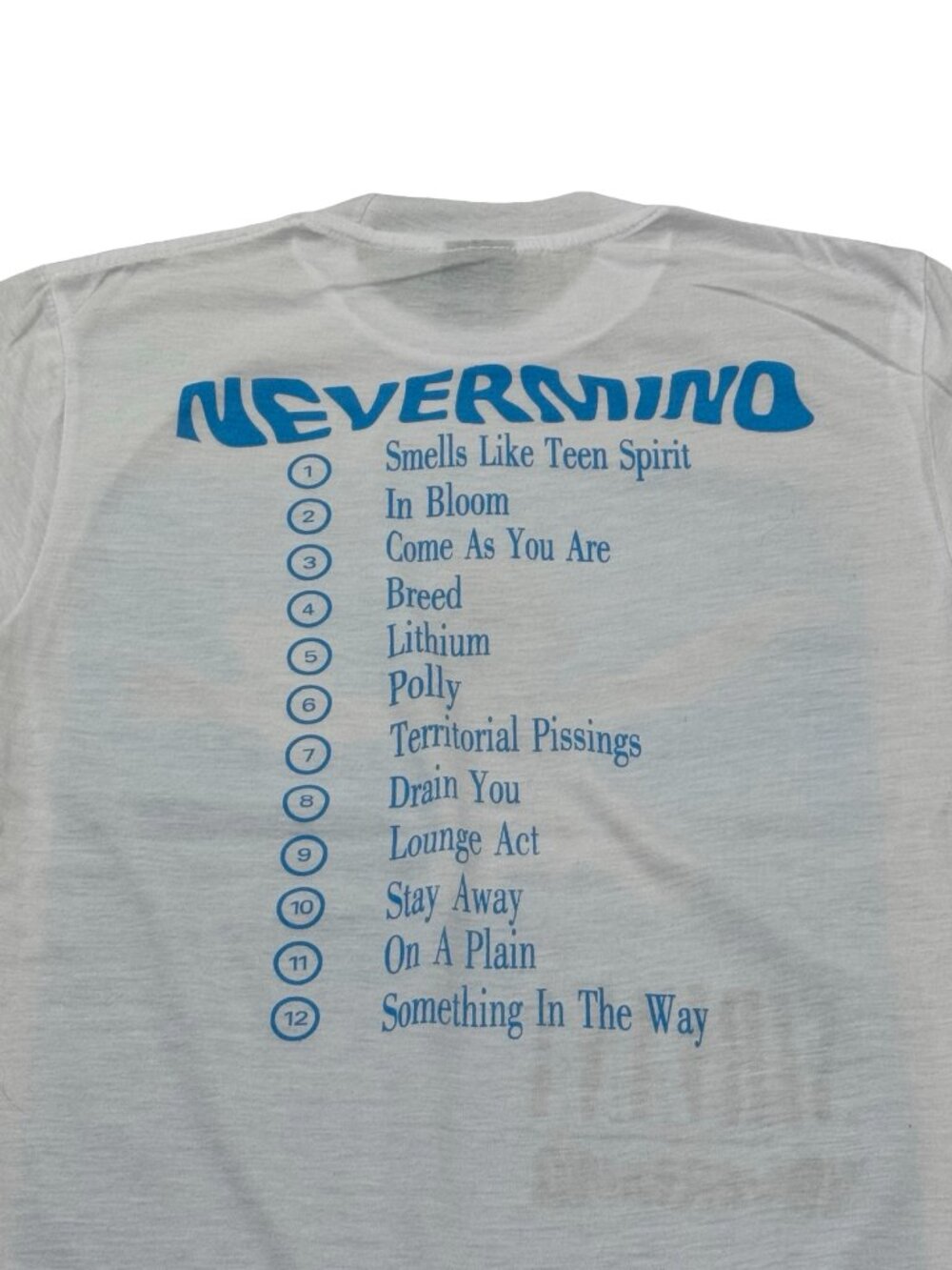 Vintage Nirvana “Nevermind” Album T-Shirt White - Picture 5 of 6